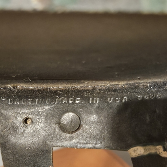 Vintage 1968 Dart Industries 3505 Gold Painted Hanging Wall Shelf - Picture 10 of 11